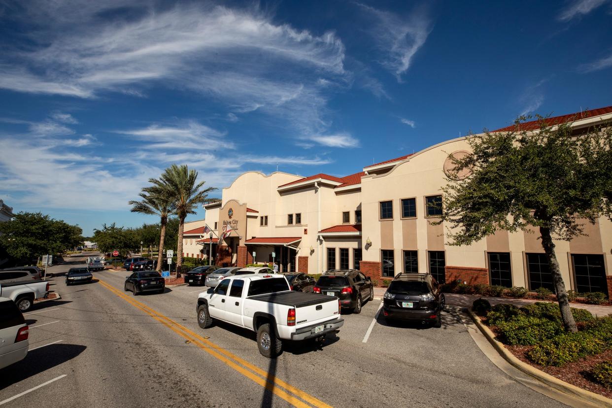 City Hall Dowtown area in Haines City  Fl. Wednesday Oct. 20 2021.  ERNST PETERS/ THE LEDGER