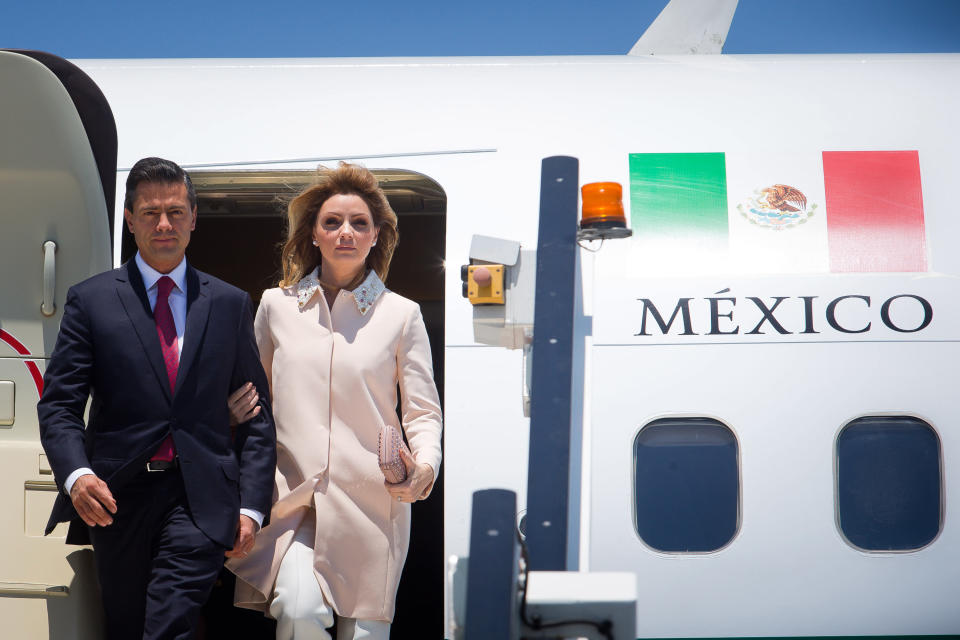 pena nieto and wife