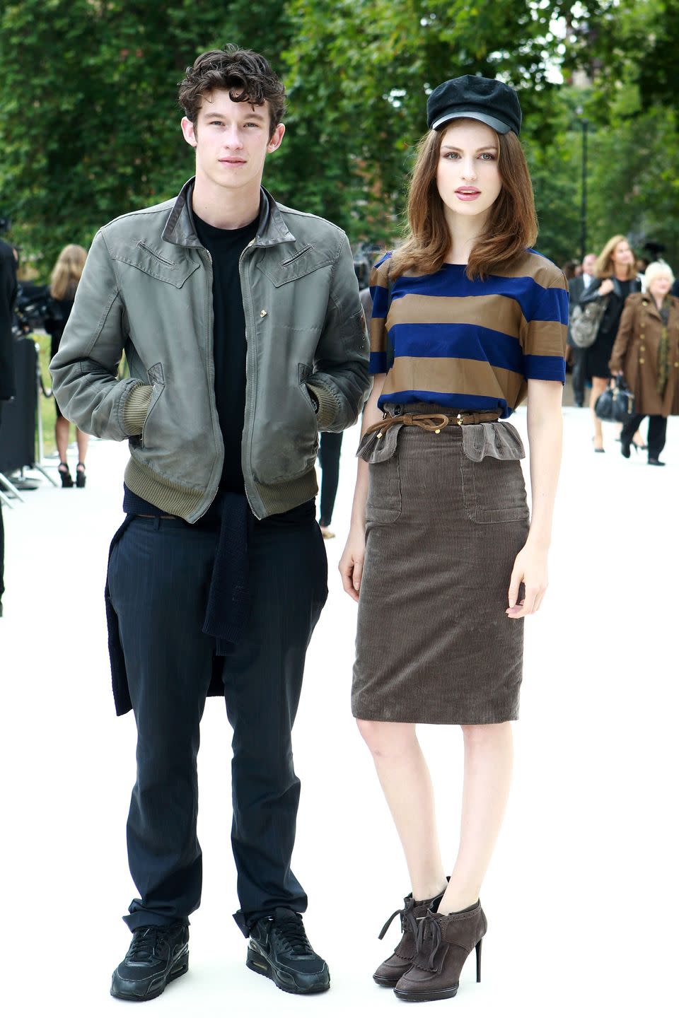 lfw ss2013 burberry prorsum arrivals