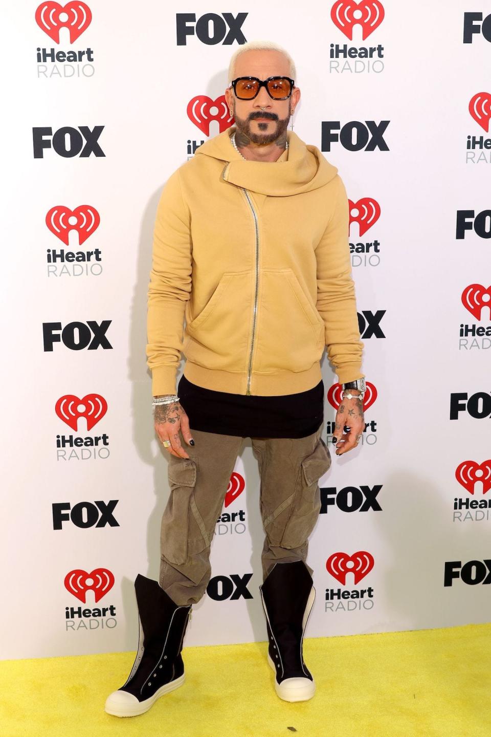 AJ McLean attends the 2024 iHeartRadio Music Awards in Los Angeles.