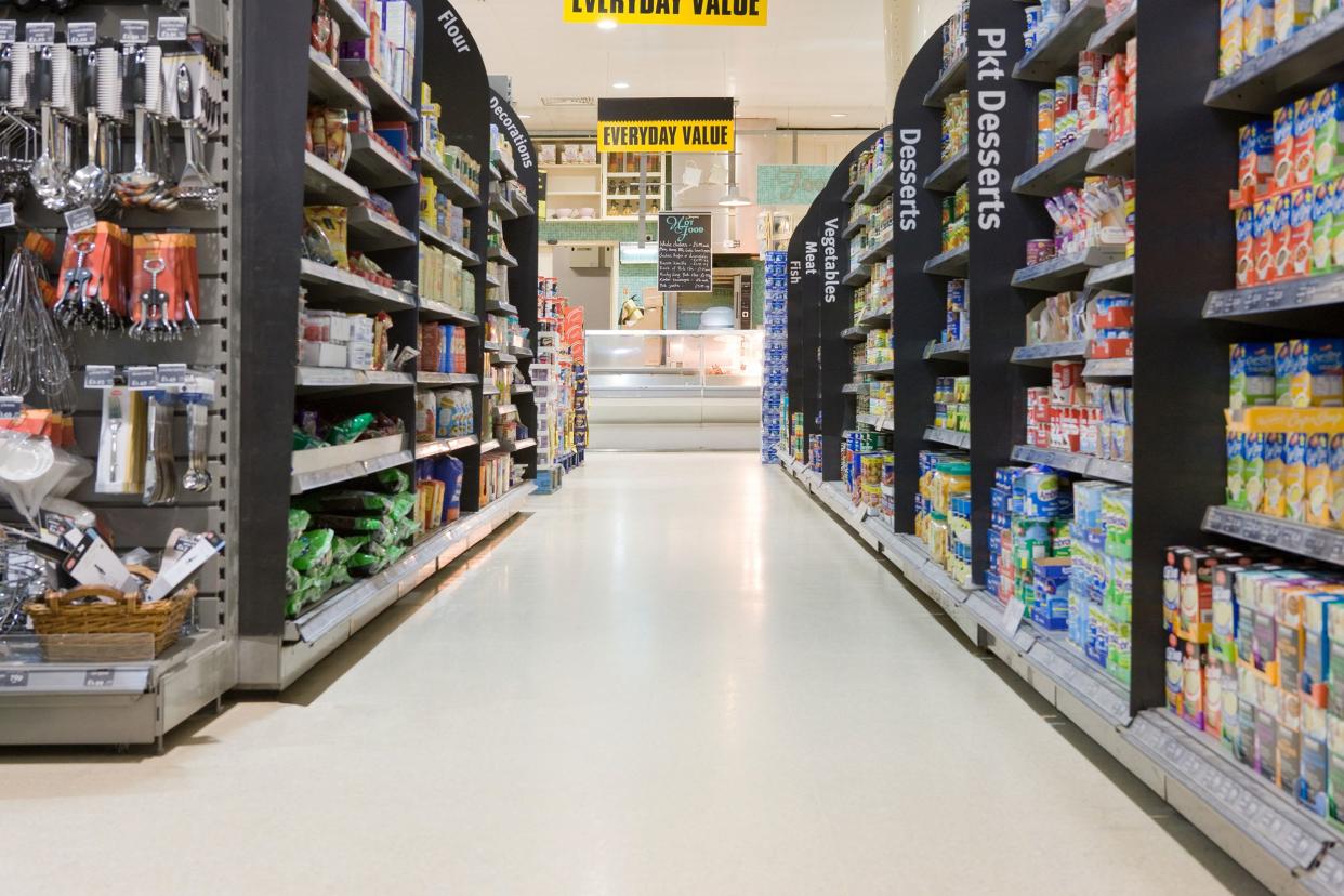 supermarket aisle