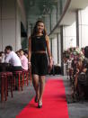 Farah Afiqah warms the crowd with her smile. (Yahoo! Singapore/ Deborah Choo)