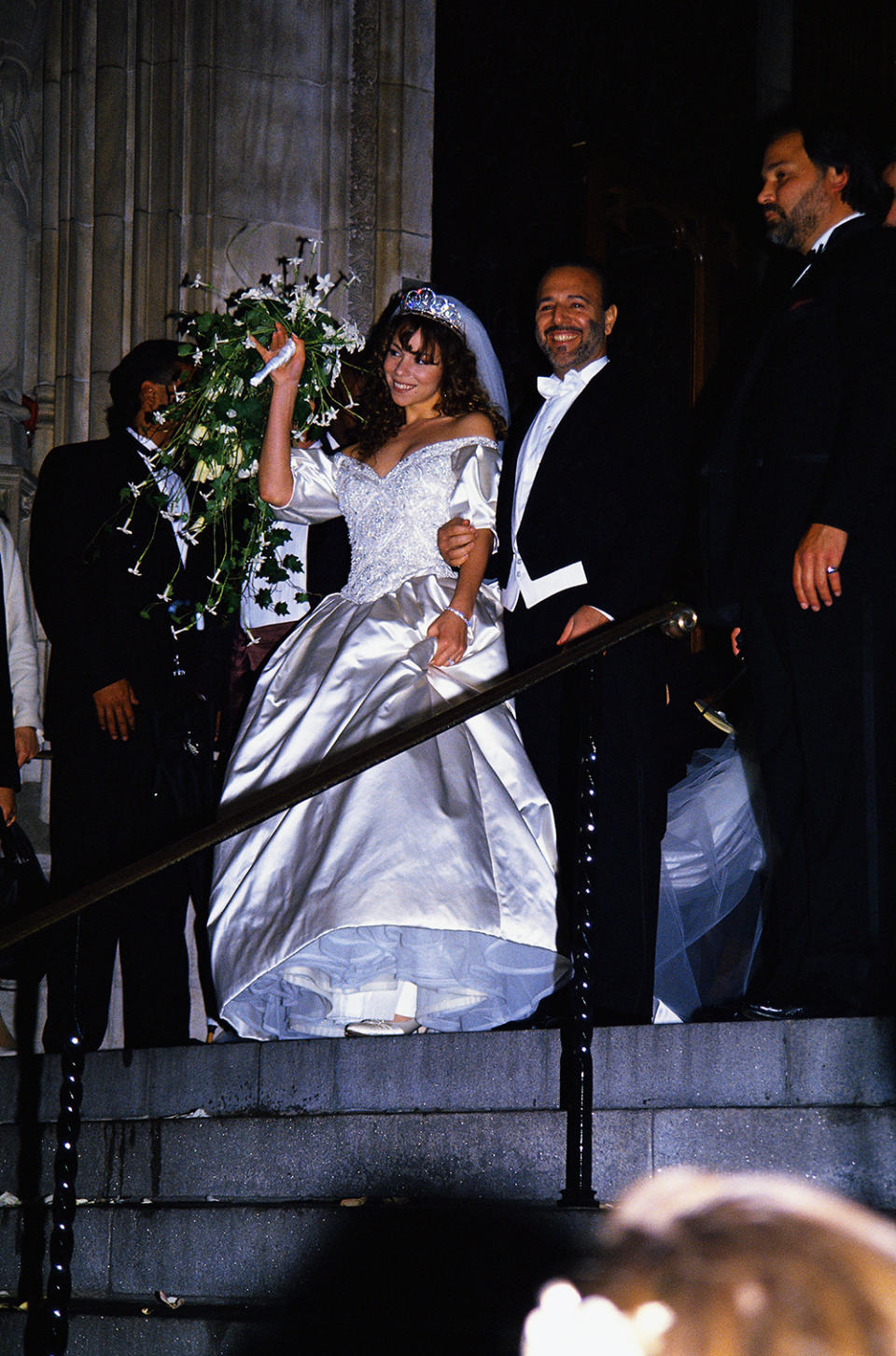 The Wedding of Mariah Carey and Tommy Mottola   (Photo by Mitchell Gerber/Corbis/VCG via Getty Images)