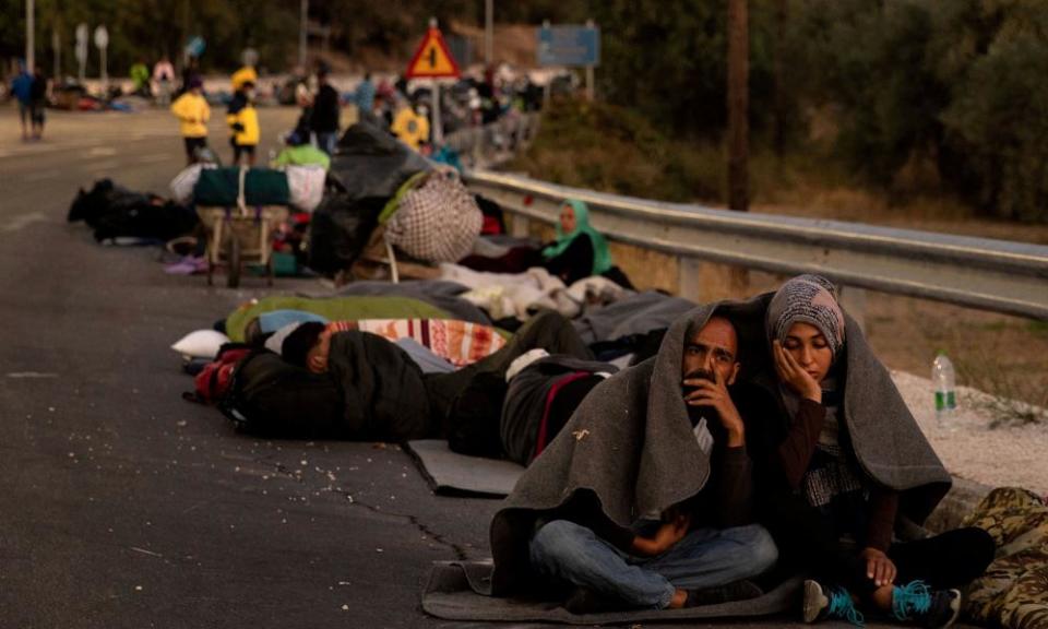 <span>Photograph: Alkis Konstantinidis/Reuters</span>