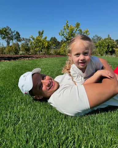 <p>Brittany Mahomes/Instagram</p> Patrick Mahomes with daughter Sterling