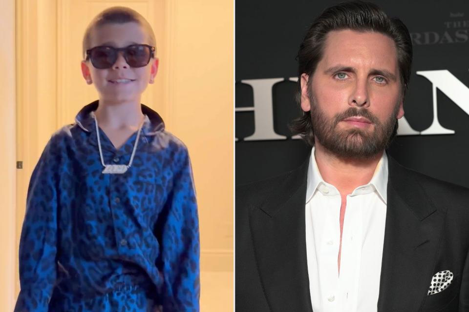 <p>Scott Disick/Instagram; Kevin Mazur/Getty</p> From Left: Reign; and Scott Disick