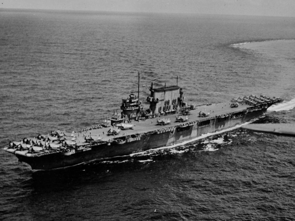 USS Saratoga aircraft carrier