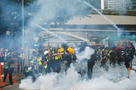 Anti-government demonstration in Hong Kong