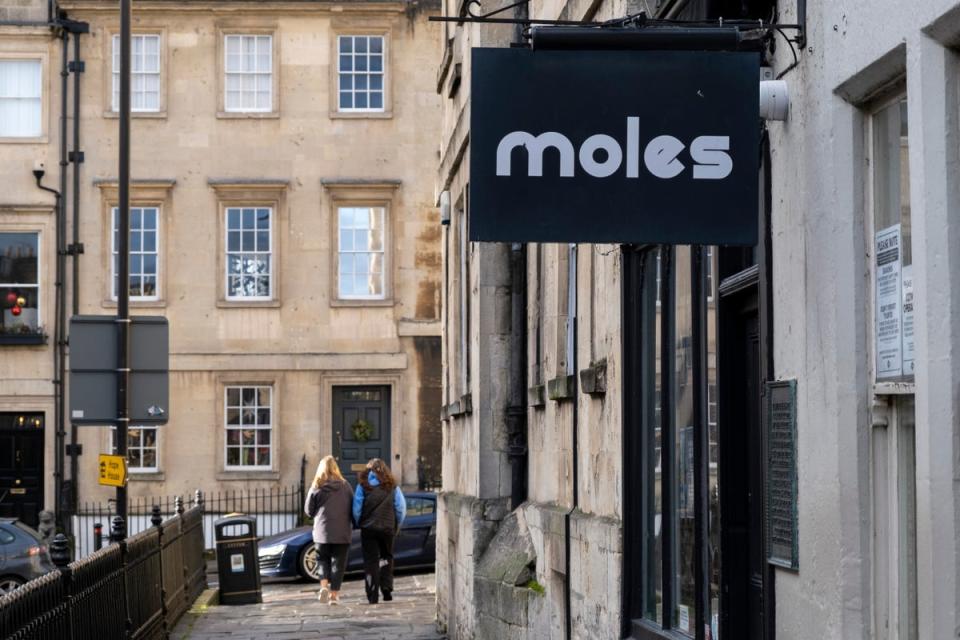 Bath music venue Moles was forced to close permanently in 2023 (In Pictures via Getty Images)