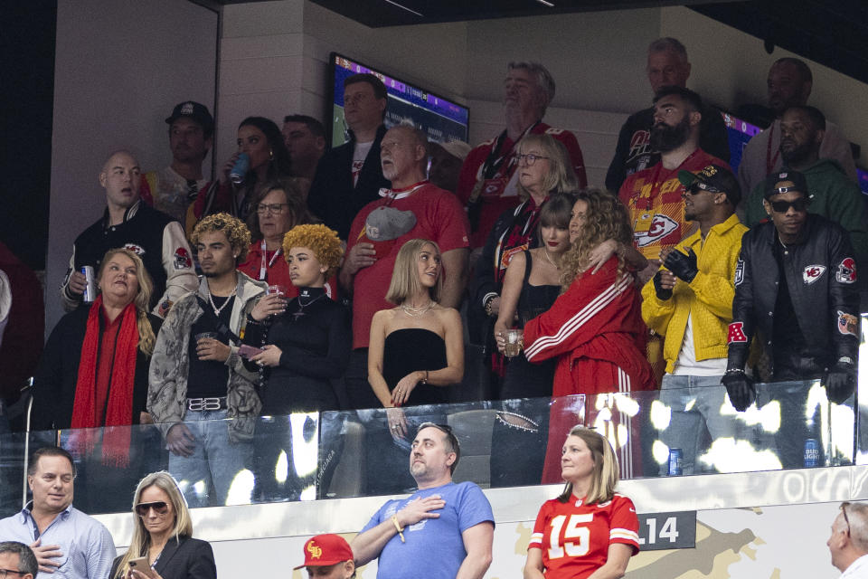 Taylor Swift, Blake Lively and Ice Spice at the Superbowl