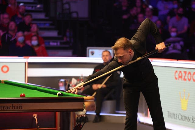 Barry Hawkins saw off Judd Trump to reach the final