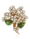 <p>This dainty floral brooch is estimated to be worth $500 to $700.</p>