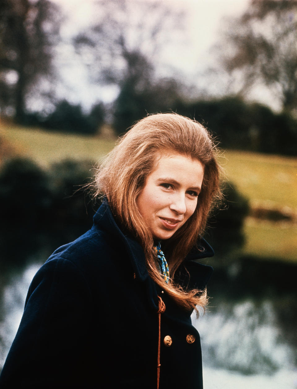 Princess Anne posing for official photos at Sandringham, Norfolk, aged 19. (Getty Images)