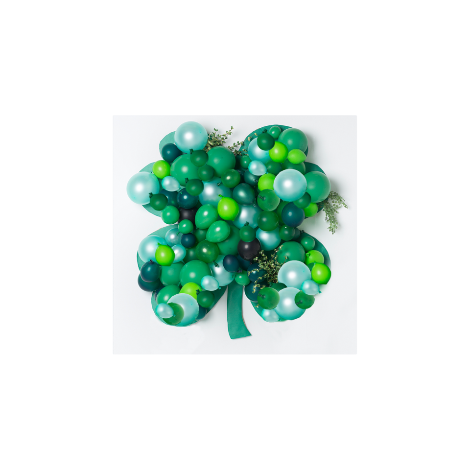 Balloon Shamrock Backdrop