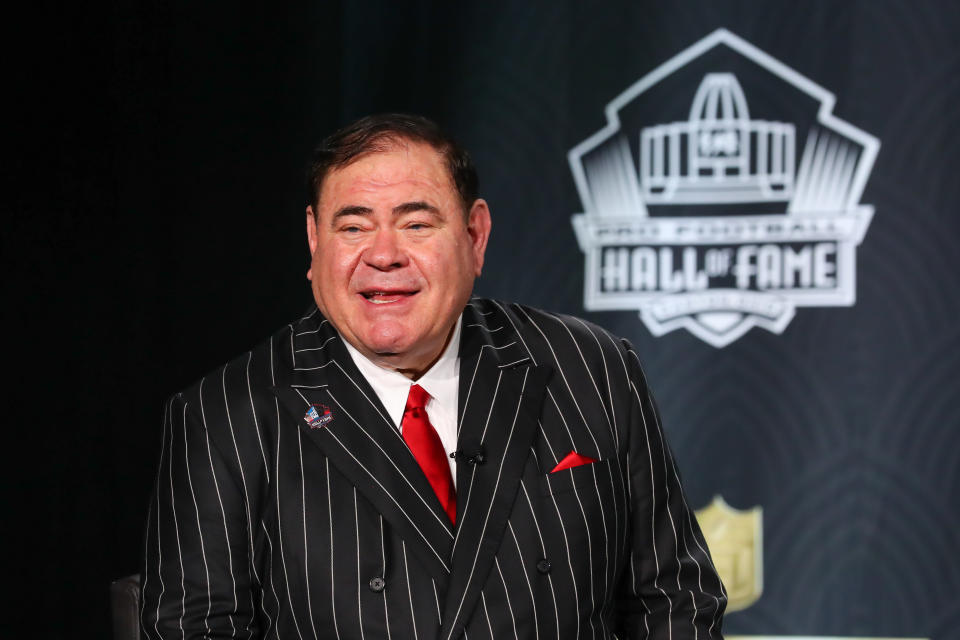 Pro Football Hall of Fame President David Baker will still be knocking on newly enshrinements' doors this year, just not the same way as years past. (Photo by Rich Graessle/PPI/Icon Sportswire via Getty Images)