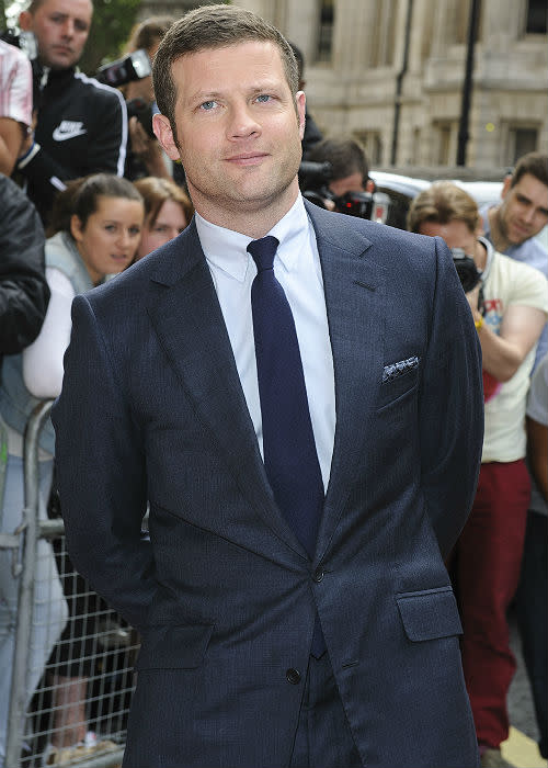 Other men to carry off a good suit included: 1. X Factor host Dermot O’Leary