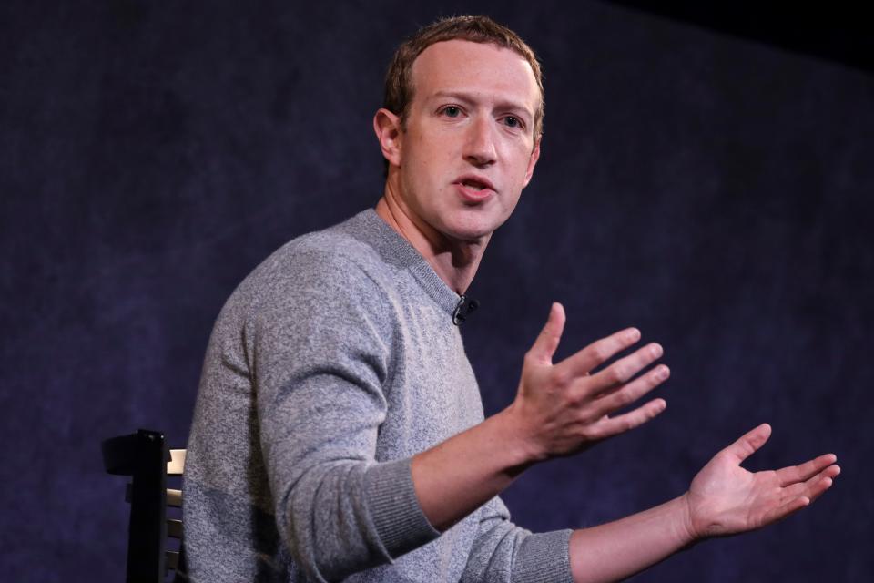 Mark Zuckerberg at the Paley Center For Media on October 25, 2019