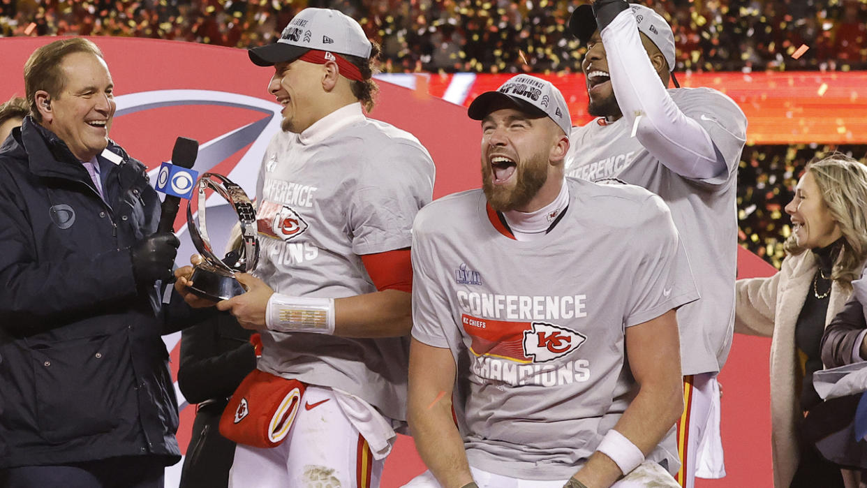 Travis Kelce Channels The Rock, Calls Cincinnati's Mayor A Jabroni During Post-Game Speech