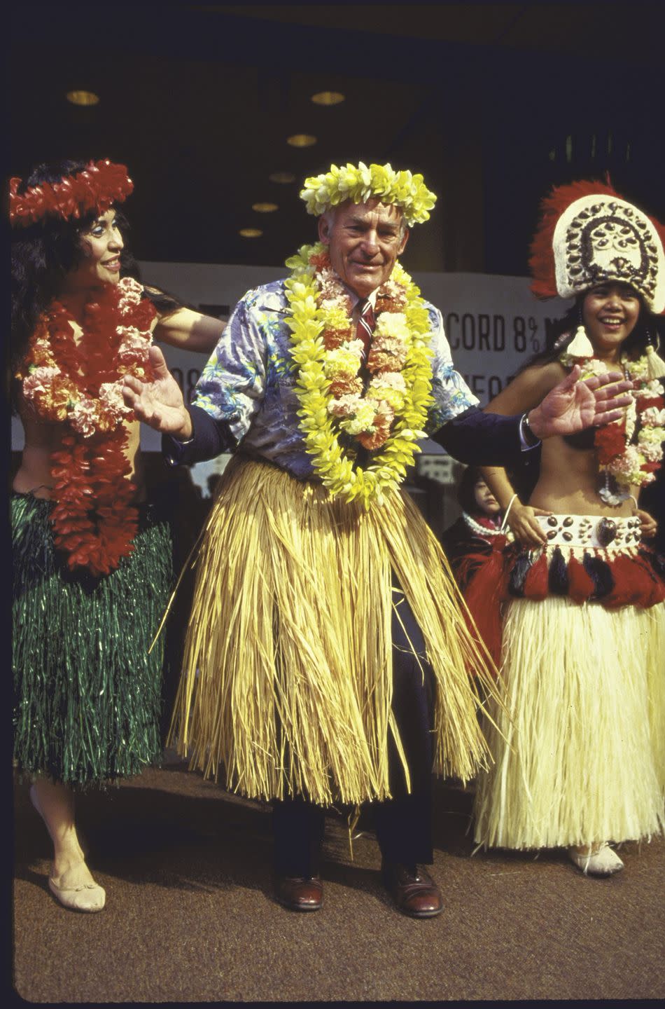 Walton once had to do a public hula dance because he lost a bet.