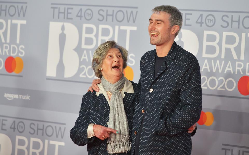Fred took his grandmother Fion Morgan to the Brit Awards in 2020