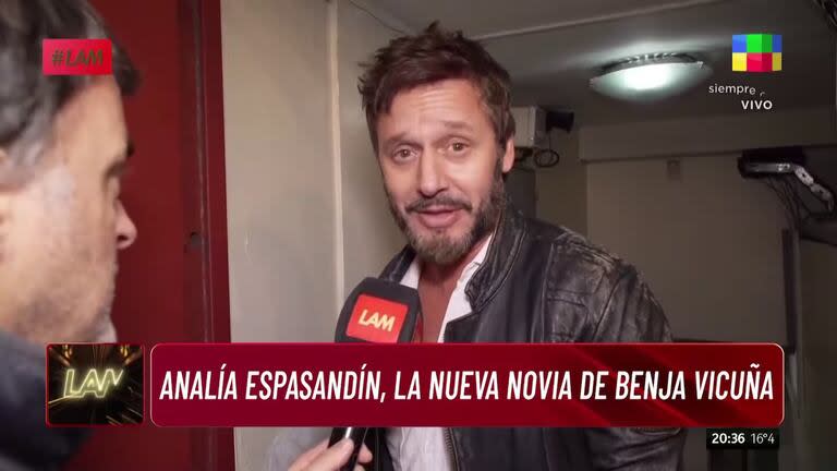 Benjamín Vicuña habló por primera vez de su nueva novia (Foto: Captura TV)