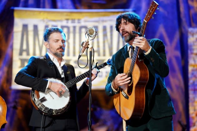 The Avett Brothers perform onstage for the 22nd Annual Americana Honors & Awards at Ryman Auditorium on September 20, 2023 in Nashville, Tennessee - Credit: Erika Goldring/Getty Images for Americana Music Association 
