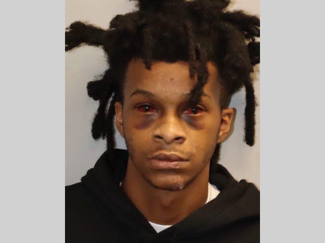 Le'Keian Woods' Wednesday booking photo in Tallahassee.