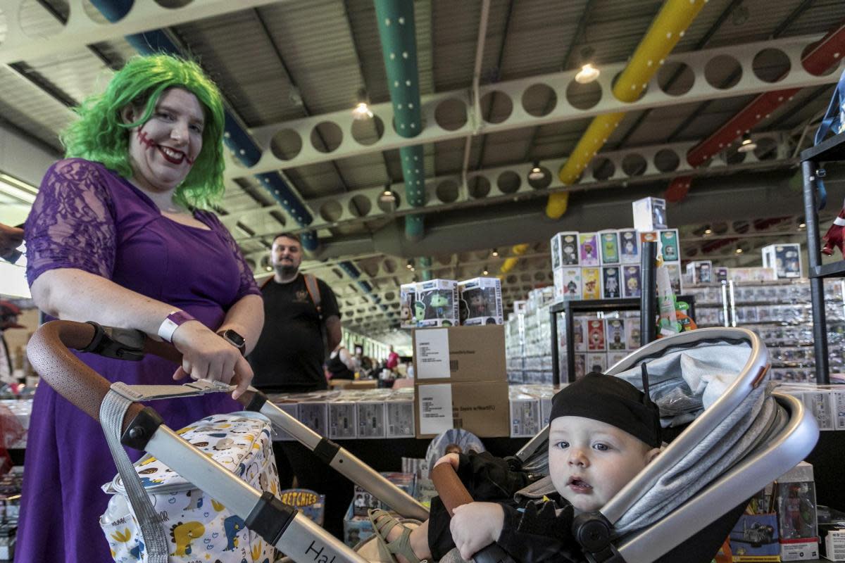 Thousands of cosplayers dressed up as their favourite characters for a star studded Comic Con in Harrogate <i>(Image: SWNS)</i>