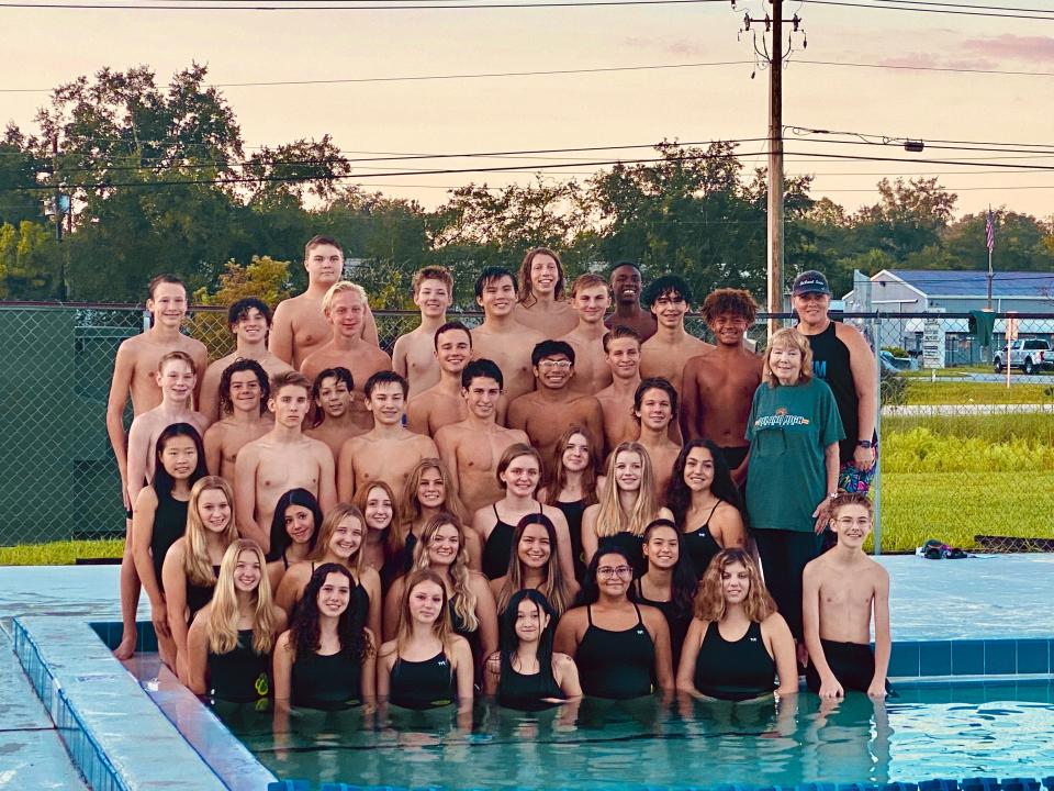 The DeLand boys and girls swim teams placed fifth, the highest finish by a Volusia County program, at their regional meet last year. Jeanne Jendrzejewski coaches the girls and has also been an educator for 54 years.