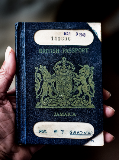 Alford Gardner's 1948 passport (Jim Grover)