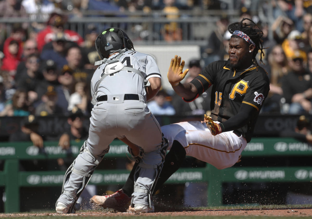 Pirates SS Oneil Cruz fractures ankle on home-plate slide vs. White Sox;  benches clear