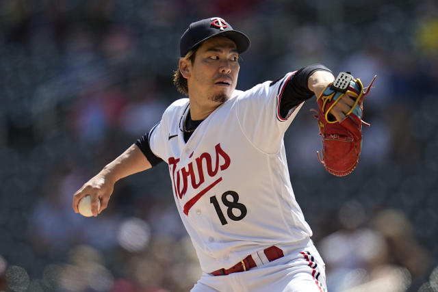 Twins' Kenta Maeda pitched around big issue during spring start