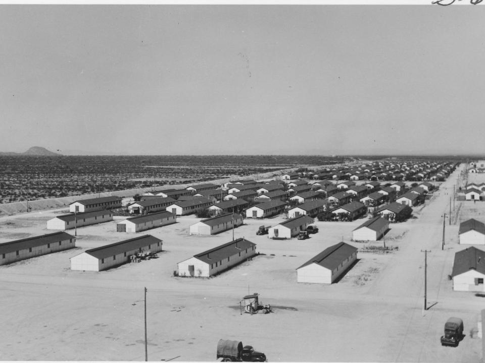 Gila River War Relocation Center internment camp Arizona