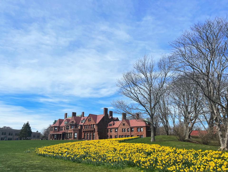 McAuley Hall, located on the campus of Salve Regina University, houses classrooms, faculty offices and administrative space for the Office of Academic Affairs.