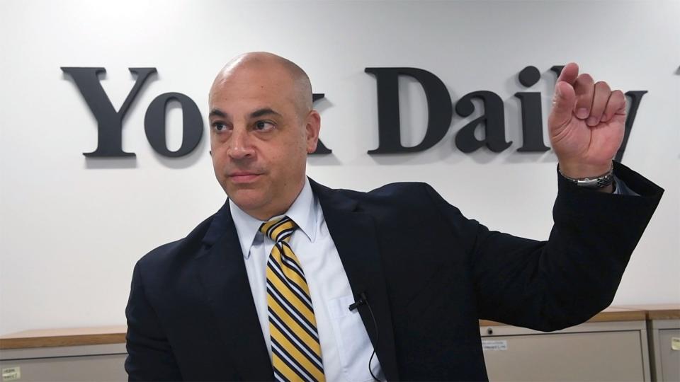 York County DA Dave Sunday speaks with the York Daily Record on Monday July 10, 2023. Sunday is running for state Attorney General.