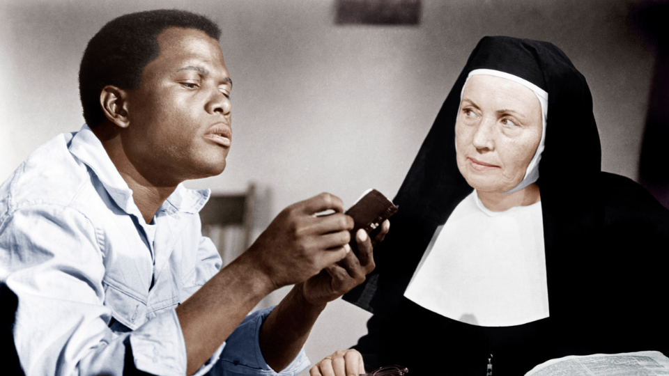 Image: Sidney Poitier and Lilia Skala in 1963’s Lilies of the Field. Courtesy of Everett Collection.