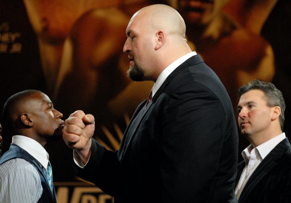 Floyd Mayweather and the Big Show.