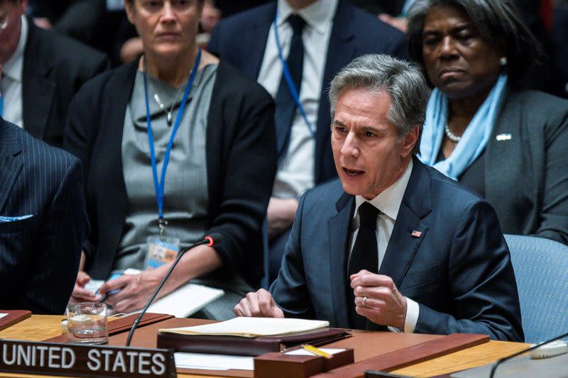 U.N.Security Council holds meeting on Ukraine in New York