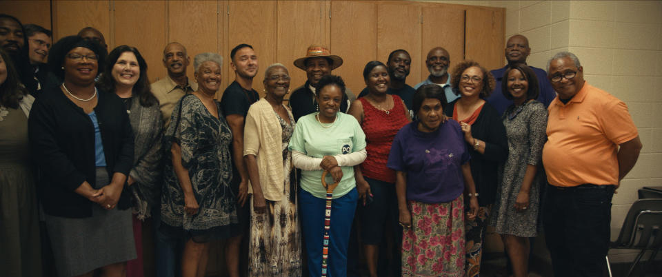 Clotilda descendants and community activists in a still from 'Descendant.'<span class="copyright">Courtesy of Netflix</span>