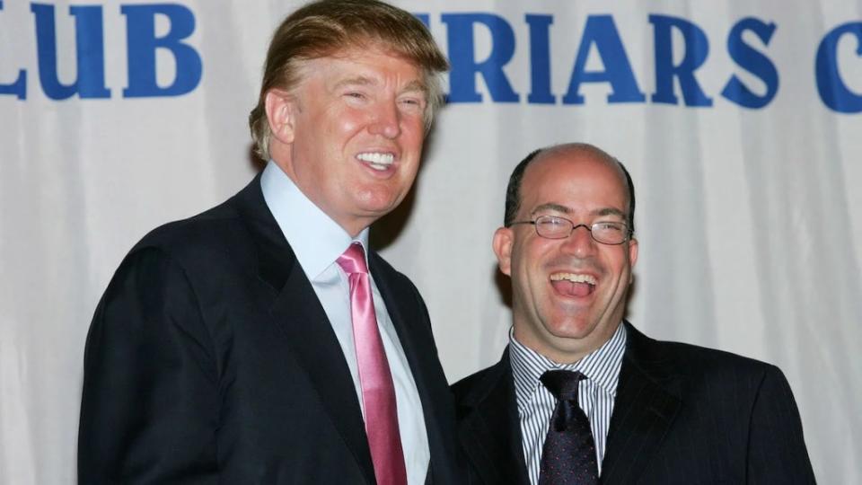 Jeff Zucker (right) launched Donald Trump’s TV career with NBC’s “The Apprentice.” (Getty)
