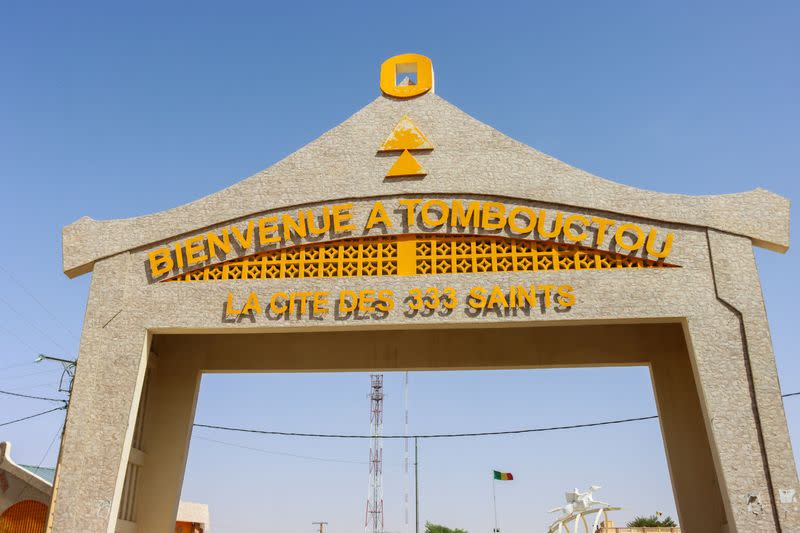 A view of the entrance of Timbuktu