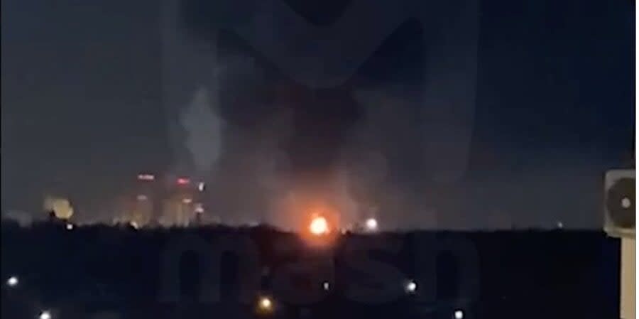 Explosion at the Moscow Coke and Gas Plant