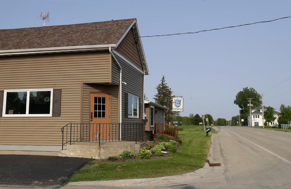 Drews Tavern sits May 23, with Union Star's building in the background. The Drews family opened the tavern in 1918, just seven years after Union Star opened.