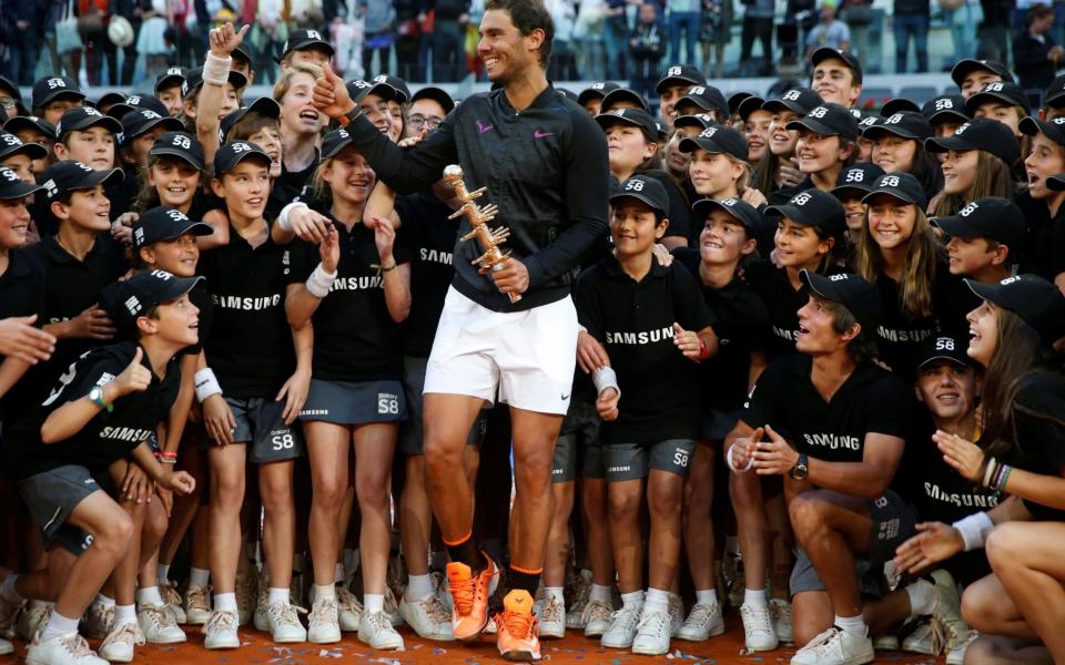 Nadal wins in Madrid