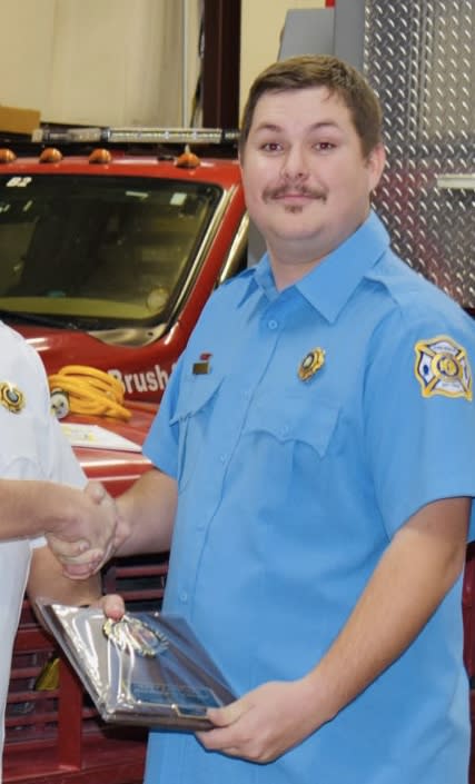 An image of Olive Volunteer Fire Department Assistant Fire Chief Matthew Laffoon. 