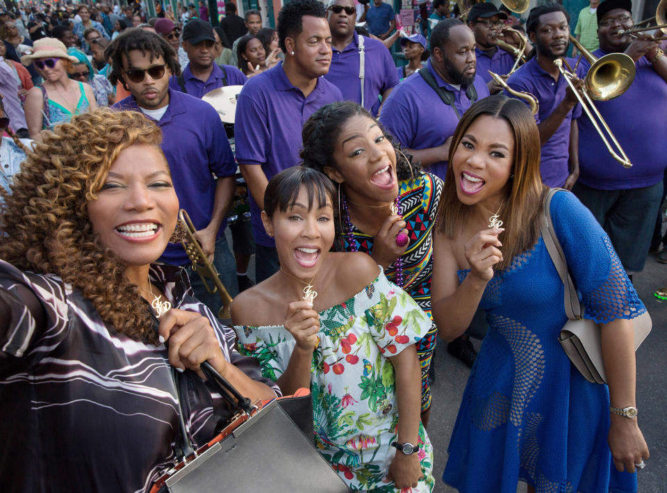 <p>It may stick to the typical “women behaving badly” formula of its premise, but <em>Girls Trip</em> is ultimately a story about female empowerment, where finding love isn’t the goal and happy endings can mean finding true friendship instead. As you may have heard, Tiffany Haddish steals the film as the funemployed Dina, who would do anything — literally <em>anything</em> — for her friends, and in turn would make anyone want to join “the flossy posse.” <em>— Jen Kucsak </em>(Photo: Everett Collection) </p>