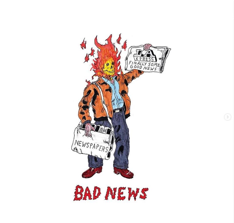 Blu and Real Bad Man 'Bad News' Album Cover