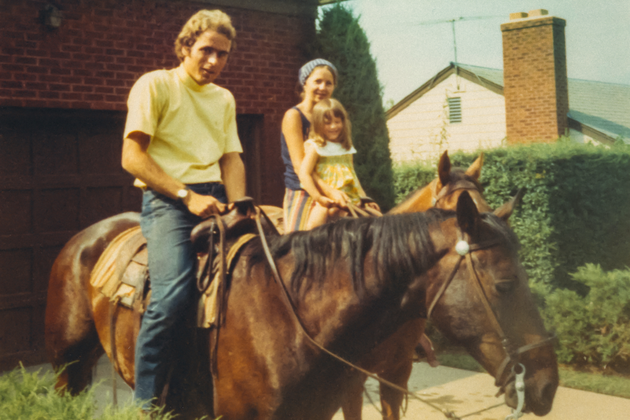 Elizabeth Kendall with her then-boyfriend Ted Bundy and her daughter Molly: Amazon