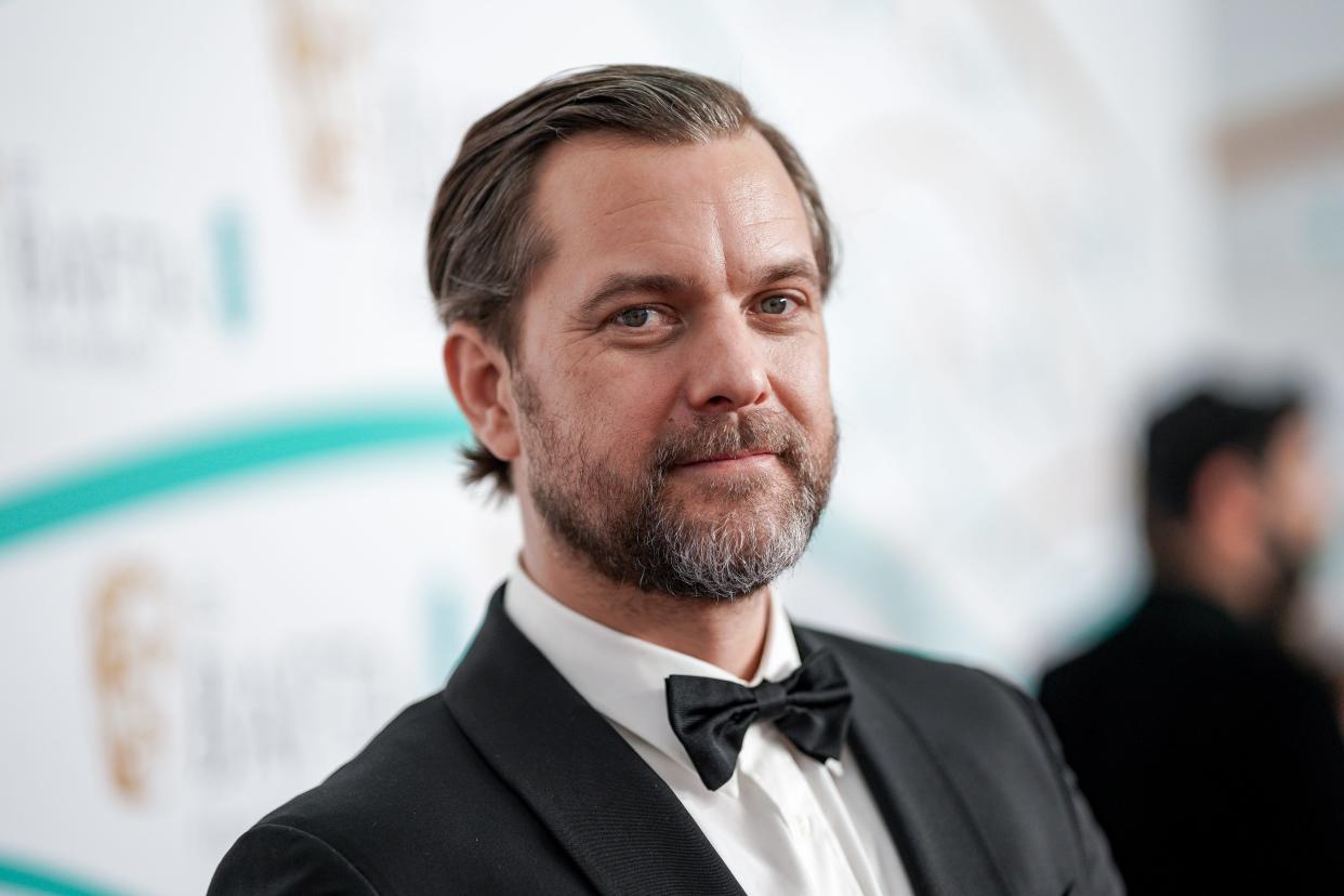 Joshua Jackson at the BAFTAs on February 19, 2023, in London, England.