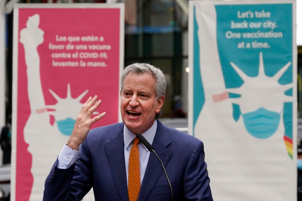NYC Vaccine Mandate (Copyright 2021 The Associated Press. All rights reserved)